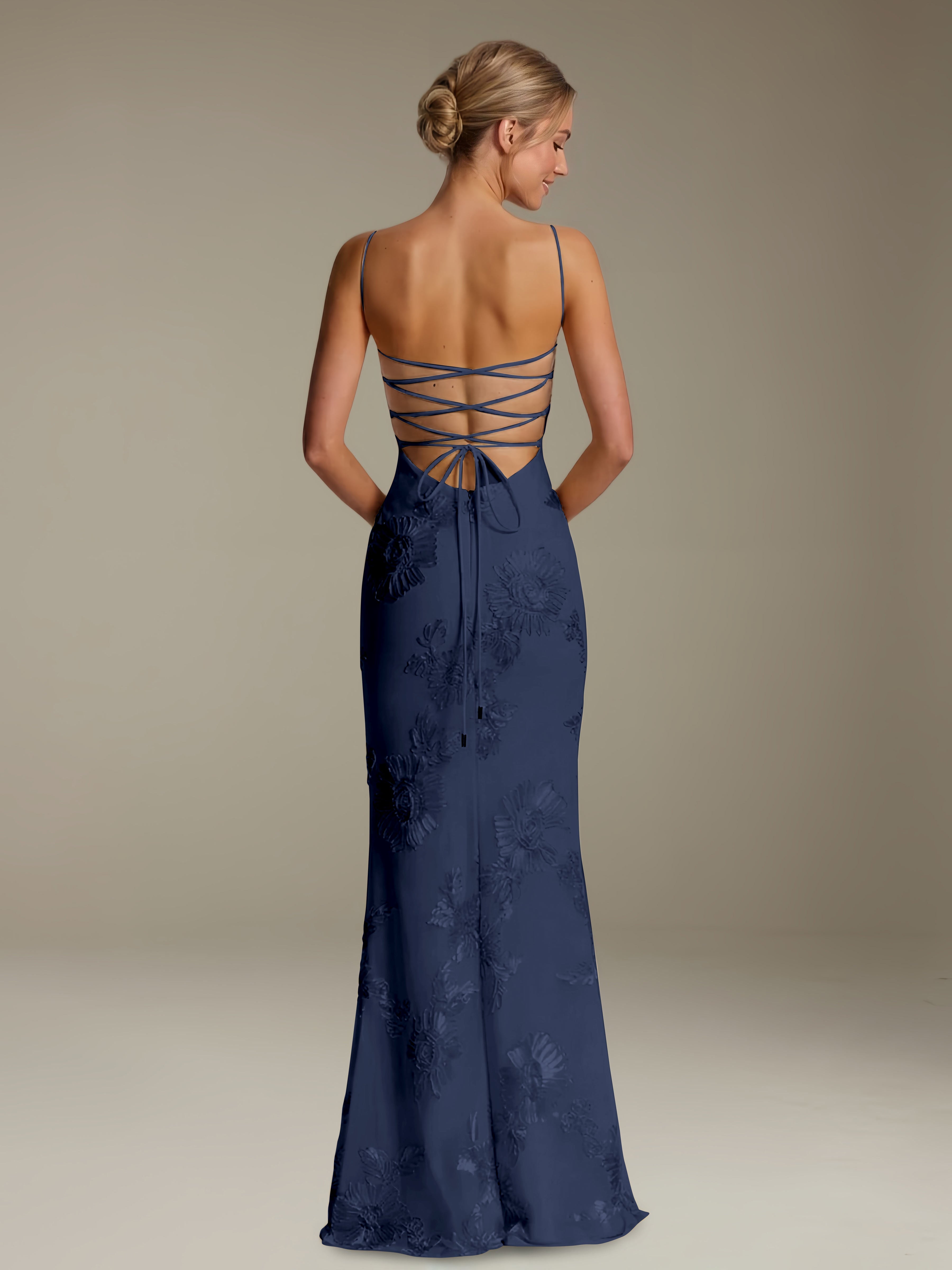 Women’s Floral Column Maxi Dress | Sweetheart Neckline & Open Back Gown