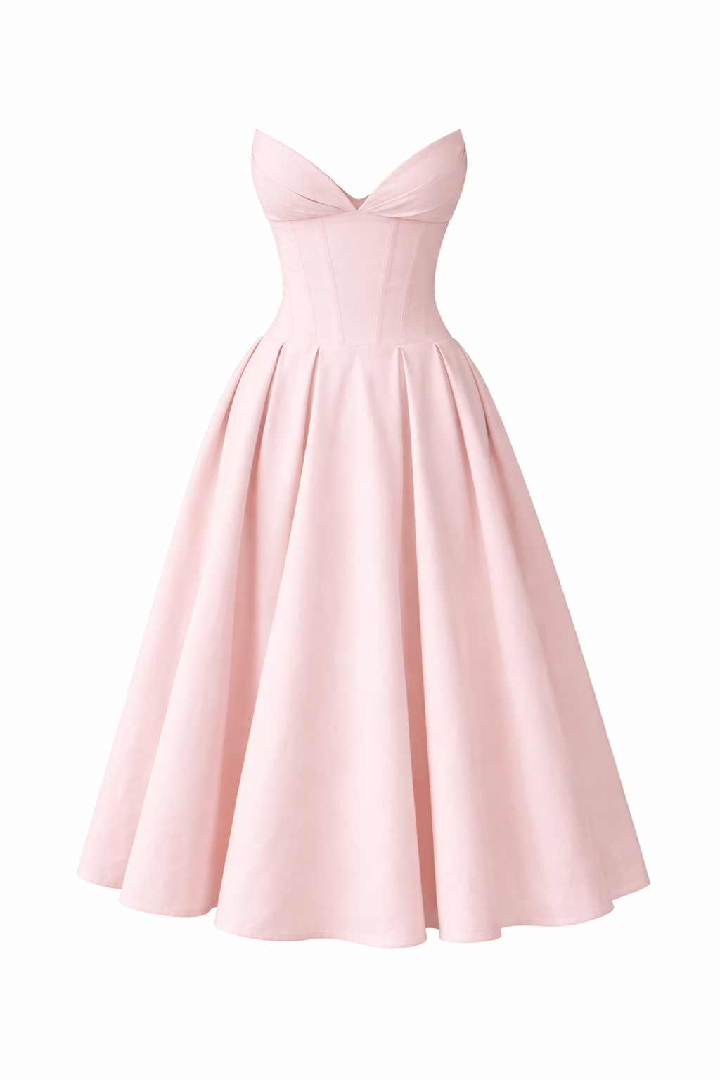 Women's Burgundy Corset Dress Midi
