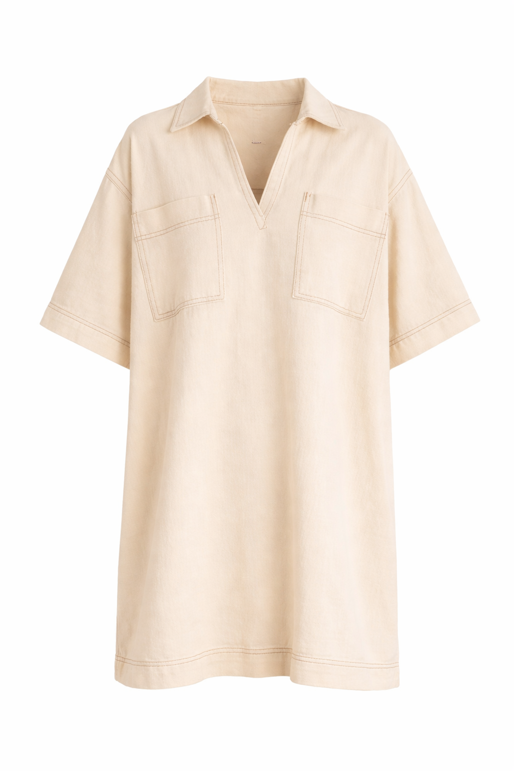 Women's Denim Dress Chocolate Relaxed Fit