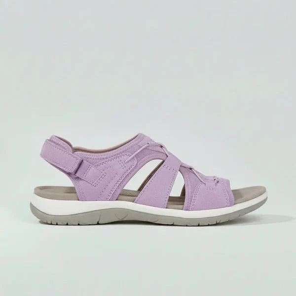 Women's Sandals Adjustable Strap Open Toe - Purple