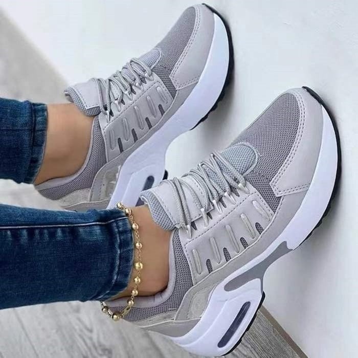 Women’s Air-Cushion Walking Trainers | Lightweight Breathable Support Sneakers
