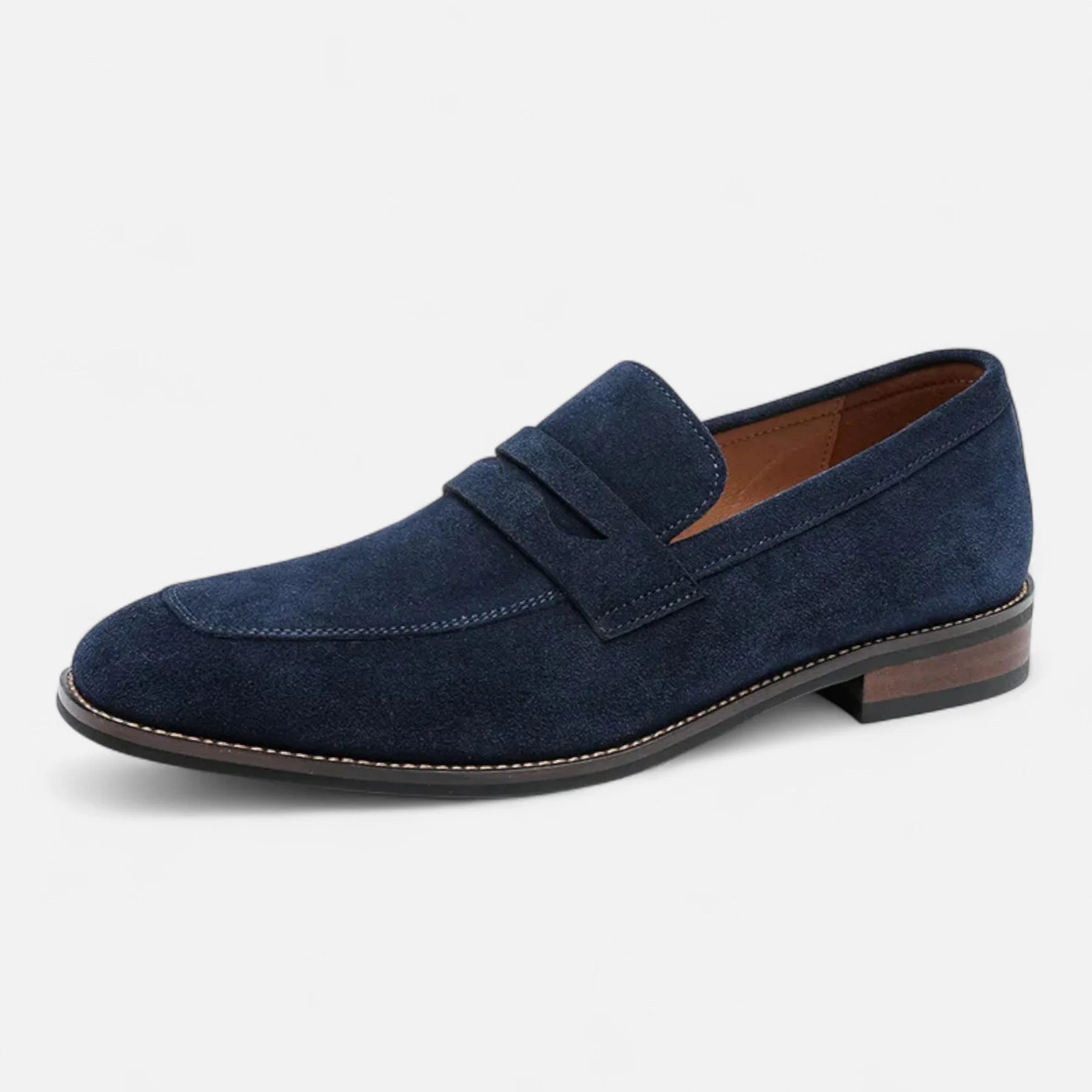 Men’s Suede Penny Loafers | Classic Slip-On