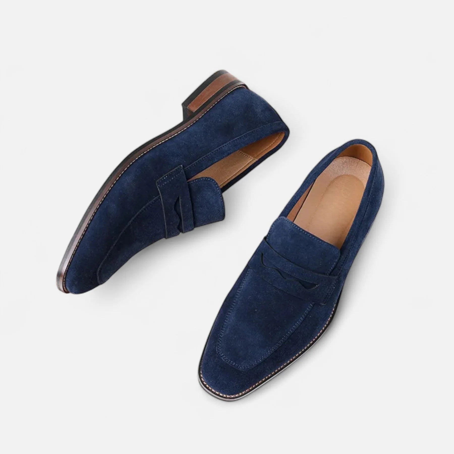 Men’s Suede Penny Loafers | Classic Slip-On