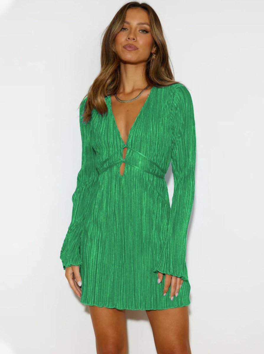 Women’s Deep V Mini Dress