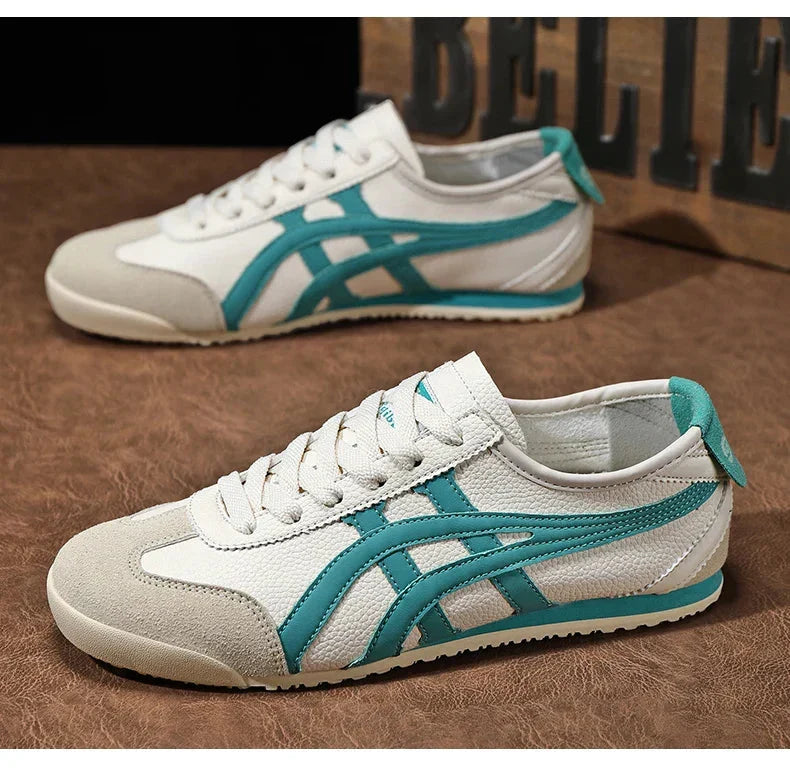 Men's Trainers Retro Suede Low-Profile Lace-Up - Green