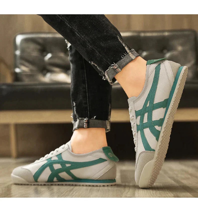 Men's Trainers Retro Suede Low-Profile Lace-Up - Green