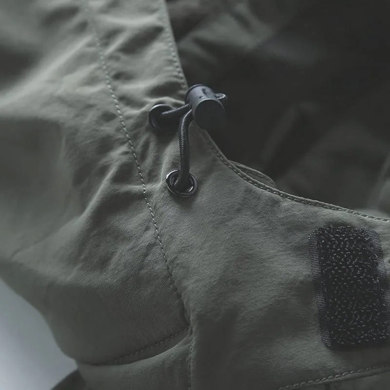 Men's Hooded Jacket Zip-Up Relaxed Fit