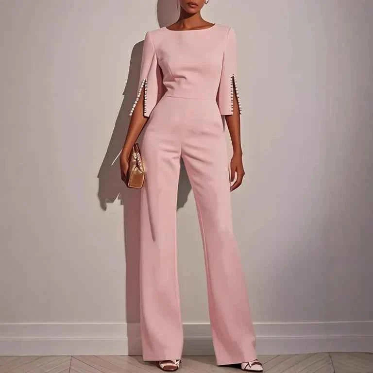 Women’s Tailored Wide-Leg Jumpsuit