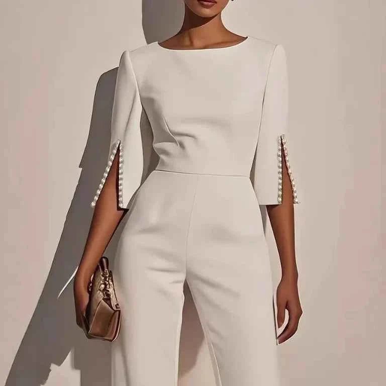 Women’s Tailored Wide-Leg Jumpsuit