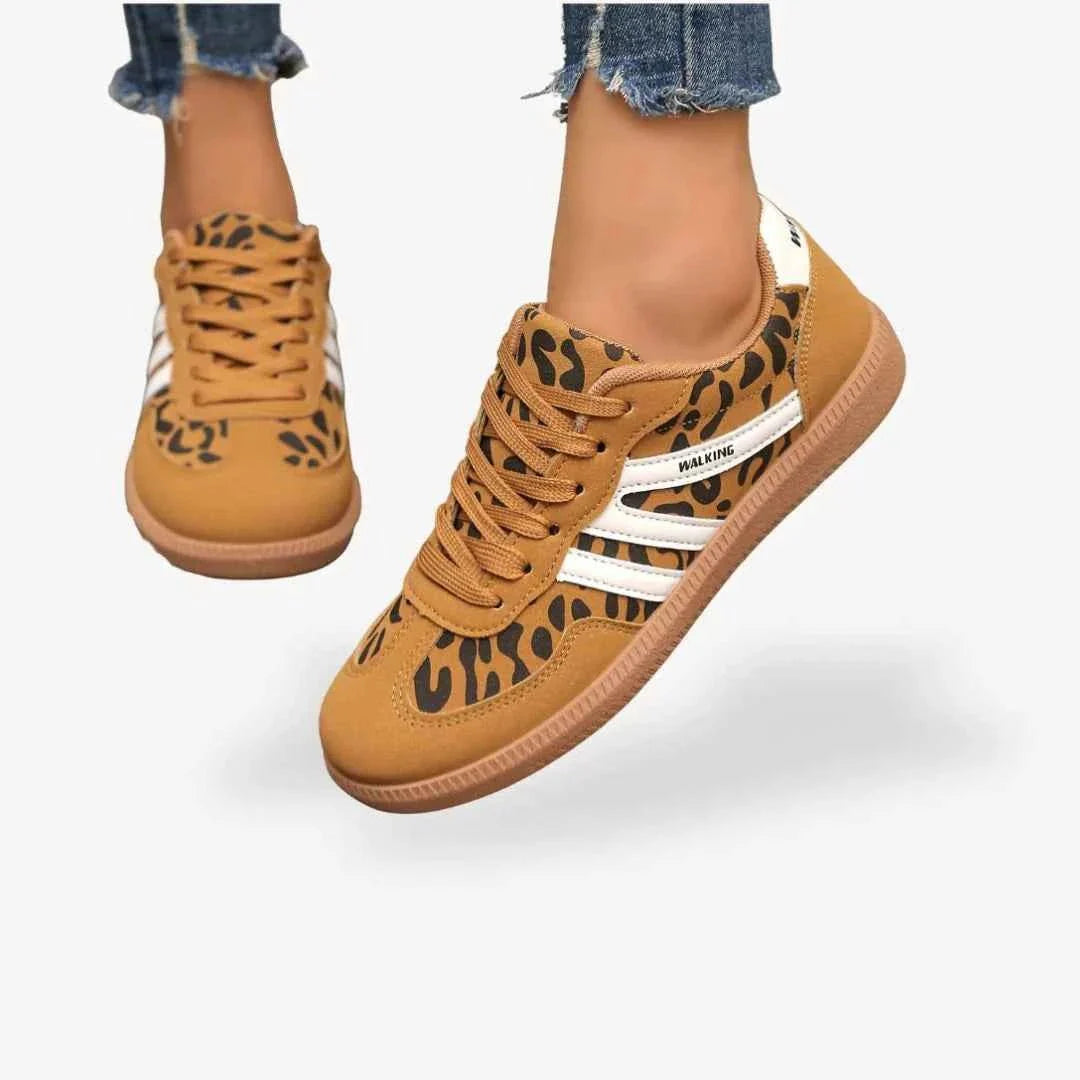 Women’s Retro Stripe Trainers | Cushioned Everyday Comfort Sneakers