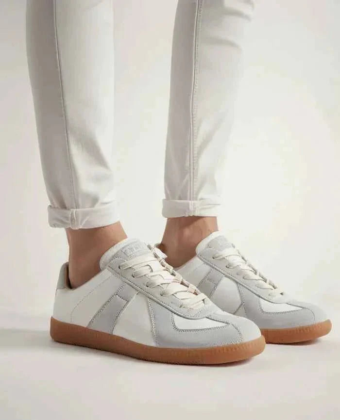 Women’s Minimalist Leather Trainers | Urban Gum Sole Sneakers