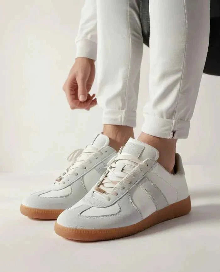 Women’s Minimalist Leather Trainers | Urban Gum Sole Sneakers